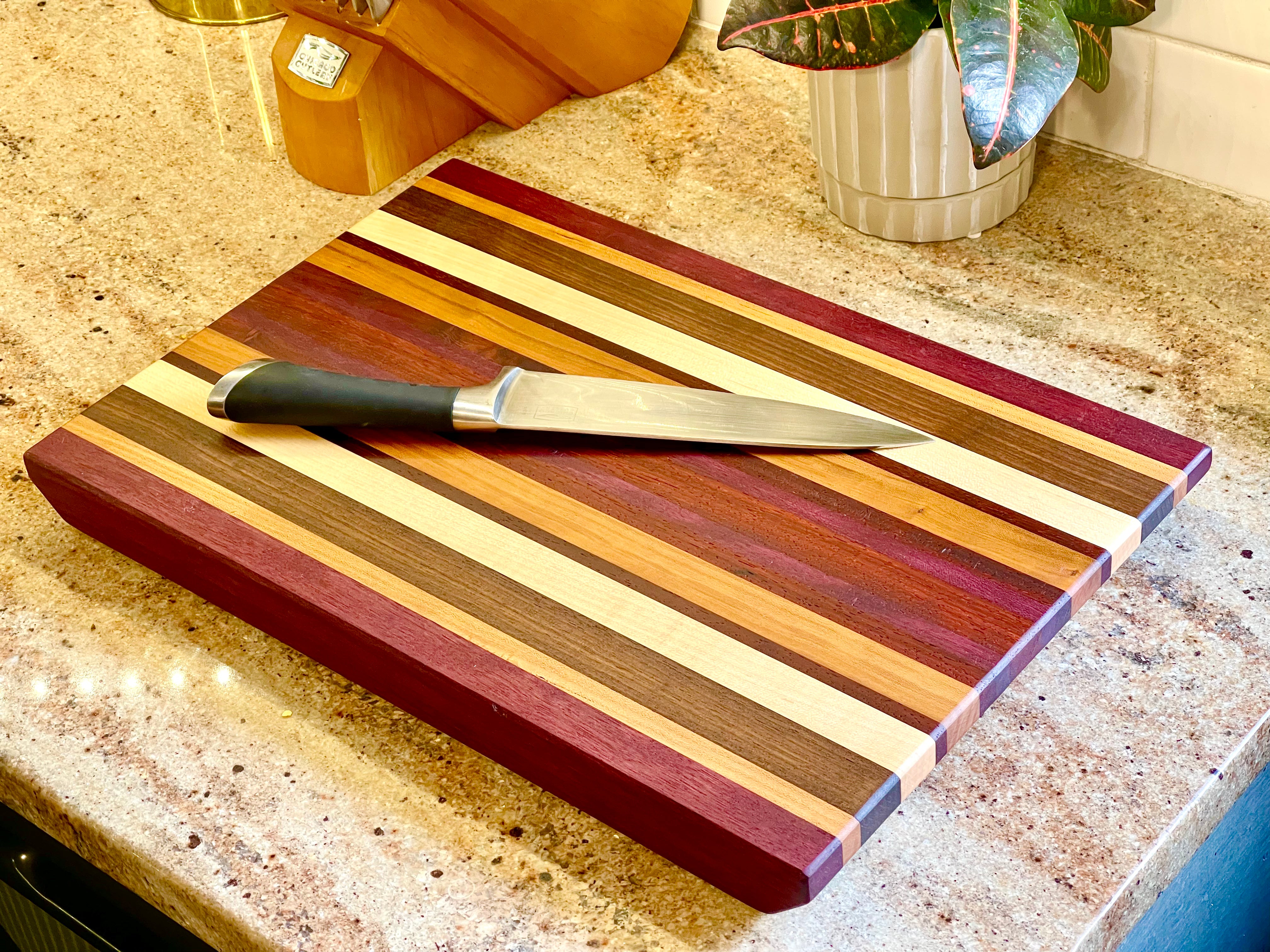 Artisan Crafted Wood Cutting/Serving Boards - Round by Rockledge